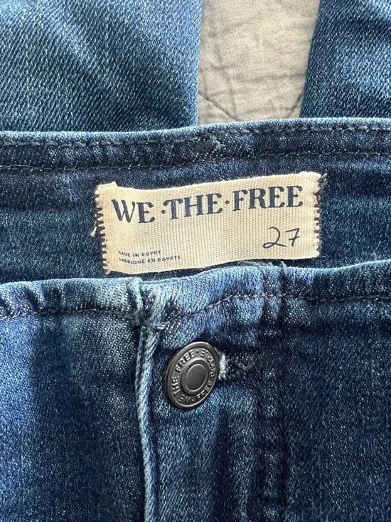 Free People We The Free Level Up Slit Slim Flare Jeans - Picture 6 of 6